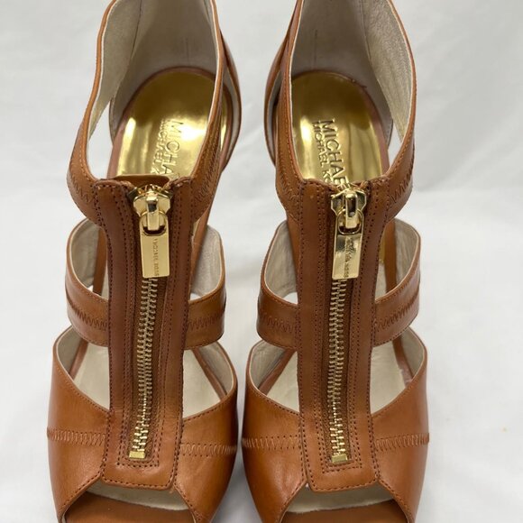 BRAND NEW! Michael Kors Berkley Platform Leather Sandals, Size 10 - Picture 3 of 12